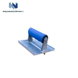 Truelle à béton en acier inoxydable de haute qualité de 6 pouces avec rainure de 10 mm et poignée TPR OEM - Product Image 1