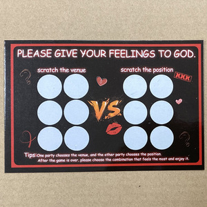 Carte à gratter pour adultes, carte à gratter coquine, carte à gratter sur les positions sexuelles, billets à gratter <span class=keywords><strong>Kamasutra</strong></span>, jeu sexuel pour adultes, carte à gratter pour adultes - Product Image 5