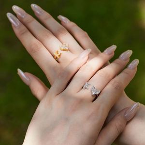 Anillos con Iniciales del Alfabeto K de Dylam, Plata S925, Ajustables, con Corazón, para Apilar, Regalo de Joyería para Madre e Hija, Cumpleaños - Product Image 2