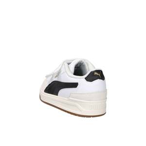 Puma Kids Sneakers White Black <b>Velcro</b> Strap Low Top Casual <b>Shoes</b> Size 28 29 30 31 32 33 34 35 - Product Image 2
