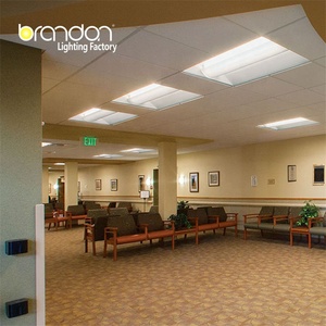 Brandon 1X4 2X2 2X4 Retrofit Kit Parts Light Office Led Troffer Color blanco Drop Ceiling Flat Led Light Panel - Product Image 5