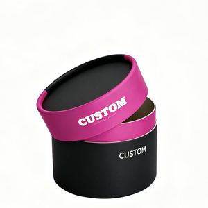 Boîte en papier cylindrique avec logo personnalisé, tube d'emballage cadeau pour parfum, huile essentielle, thé, nourriture, cosmétiques, aromathérapie - Product Image 4