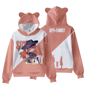 Disfraces de Anime con Temática de Espías, Sudadera con Capucha y Diseño de Orejas de Gato en Impresión 3D para Adultos y Niños - Product Image 4