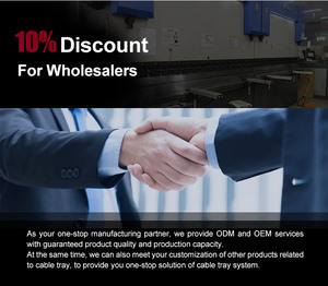 Bas quantité minimale de commande Bas Prix Tiroir pré-galvanisé Chemin de câbles Plateau abordable - Product Image 6