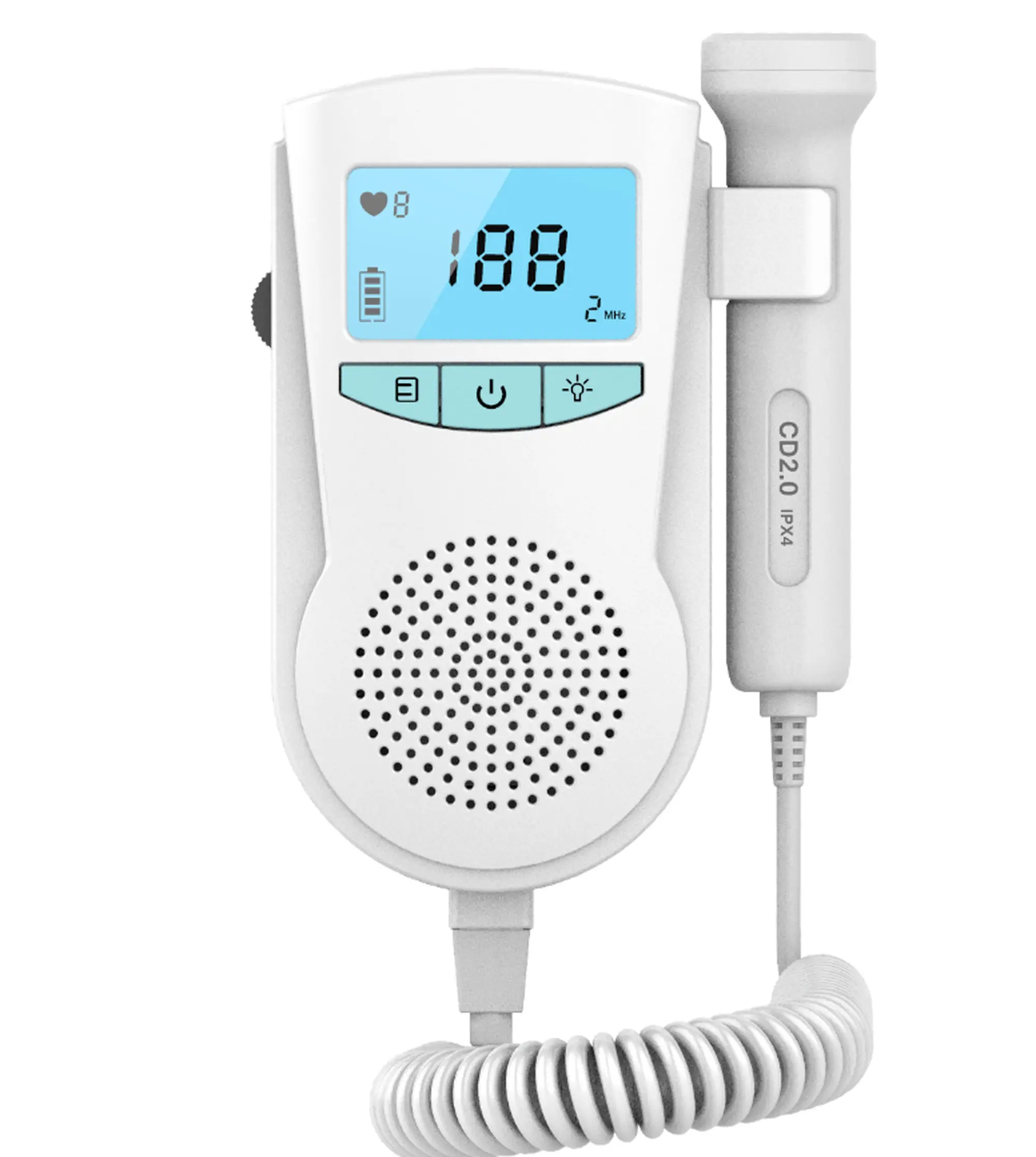 Portable Ultrasound Baby Heart Rate Machine Doppler Baby Heartbeat Monitor Fetal Doppler