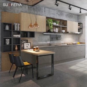 Meubles de <span class=keywords><strong>Cuisine</strong></span> en mélamine, rénovation personnalisée, armoires de <span class=keywords><strong>Cuisine</strong></span> - Product Image 5