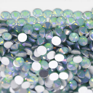 Diamantes de Imitación SS3-SS50 Sin Fijación en Caliente, Espalda <span class=keywords><strong>Plana</strong></span>, Verde Ópalo Mirage - Product Image 4