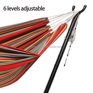 <span class=keywords><strong>Hamac</strong></span> en acier avec support détachable, comprend un sac de transport portable, adapté pour le <span class=keywords><strong>camping</strong></span> en plein air, la cour, le patio - Product Image 5