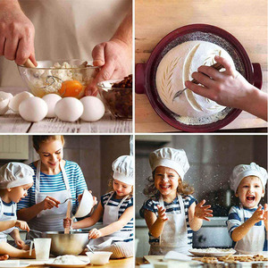 Meilleure qualité 304 acier inoxydable manche en bois lisse <span class=keywords><strong>fouet</strong></span> ensemble de pâte danoise <span class=keywords><strong>pour</strong></span> la cuisson gâteau Dessert pâtisserie au levain - Product Image 4