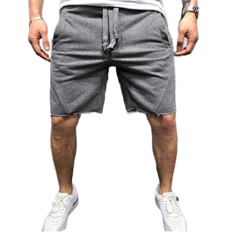 Pantaloncini sportivi Fitness estivi personalizzati a basso prezzo per gli uomini che corrono pantaloncini traspiranti da uomo stile Street