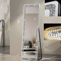 Miroirs muraux modernes 120x40cm pour salon, décoration artistique, hall, porche, maquillage - Quantités en gros Fuzhou, Dropshipping DDP