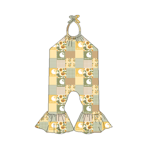 Mono para Bebés Niñas Recién Nacidas, Estilo Informal, Sin Mangas, Pantalones Largos, con Lazos, Marca Mom's Coffee Date Patch, Venta al por Mayor - Product Image 6