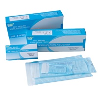 CLEAN DENTAL Sachets en papier auto-scellants et manchons de stérilisation pour autoclave, pour usage médical/dentaire à la vapeur d'oxyde d'éthylène