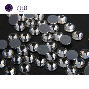 Yhb Thương Hiệu Nhà Máy Pha Lê Flatback Hotfix Pha Lê <span class=keywords><strong>Rhinestone</strong></span> Xác Thực Glass Hotfix Thạch - Product Image 2