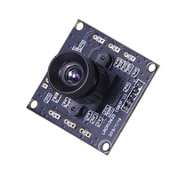 Módulo de Cámara Industrial USB 2.0 con Sensor CMOS de 1/2.7\", Montaje M12, 1080P OV2710 8mm 45 sin Distorsión, Full HD, UVC, Sin Controladores