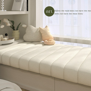 Modern Balcony Tatami Mat Rectangle Anti Slip <b>Window</b> <b>Seat</b> <b>Cushion</b> Solid Color Polyester Fiber 2024 Style - Product Image 2