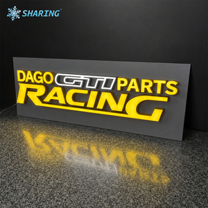Logo <span class=keywords><strong>lumineux</strong></span> LED personnalisé avec éclairage frontal et panneau de support profilé pour enseigne de restaurant ou devanture de magasin - Product Image 3