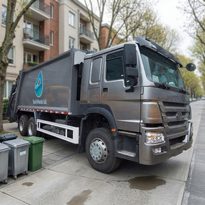 รถบรรทุกขยะอัดแบบ Sinotruk Howo 6x4 ขนาดเล็ก 6 ลูกบาศก์เมตร พร้อมจำหน่าย - Product Image 1