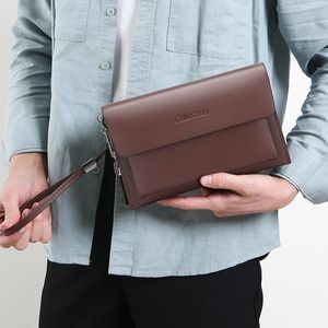 Bolsos de hombre CORCHIS <span class=keywords><strong>1910</strong></span> de moda, bolso de mano de cuero de alta calidad para hombre, cartera larga duradera de gran capacidad para negocios con múltiples ranuras para tarjetas - Product Image 4