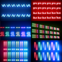 Super lumineux 200W LED RGBW 4in1 48 partition lumière stroboscopique DMX effets d'éclairage de scène blanc Dj barre de lavage pour DISCO et KTV