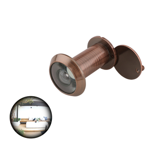 Roeasy 200 độ Kính lúp lổ nhìn trộm Glass Lens Door Eye <span class=keywords><strong>Viewer</strong></span> với bìa cho Home căn hộ & khách sạn lối vào - Product Image 3