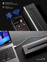 Impresora Portátil Ultra Rápida G100, Inalámbrica, de Viaje, 100 mm/s, 499 g, 300 DPI, 1300 mAh, Térmica, sin Tinta, para 5.2/USB