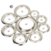 Bouton à oeillet en métal de 30mm pour insertion de vêtements Accessoires circulaires sans nickel pour la coupe de vêtements