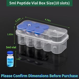 Wholesale Custom 10ml Single Sterile <b>PET</b> Plastic Ecofriendly Recycled Materials Embossing Varnishing Clear Small Vaccine Storage - Product Image 2