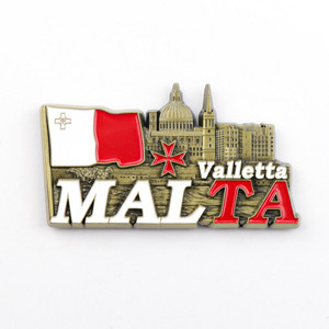 Magnete Da Frigorifero 3D Malta - Souvenir Turistico In Resina - Decorazione Casa E Cucina