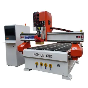 Woodworking Wood Cutting Engraving 3 Axis 1325 Nesting ATC Cnc Router mit CCD For Furniture Making