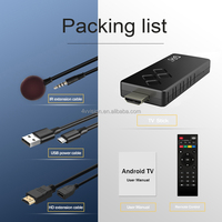 Prix de gros Clé IPTV 4K Strong G96 Smart Android TV Stick 2 Go 8 Go Wi-Fi 2.4G 5G Câble USB Télécommande vocale pour Dongle Fire TV