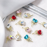 Adornos de Uñas 3D Coloridos con Forma de Varita Mágica, Estilo Sailor Moon, Mariposa de Aleación, Marca YUCAGCI, Accesorios para Uñas al por Mayor