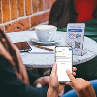 NFC Google Review tarjeta de pvc NFC PVC Tag NTAG213 NTAG215 NTAG216 menú de tarjeta de medios