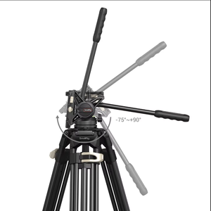 <span class=keywords><strong>SmallRig</strong></span> trípode de cabeza fluida de alta resistencia de aleación de aluminio AD-01 3751B para videocámara/soporte de cámara DSLR trípode de vídeo profesional - Product Image 2