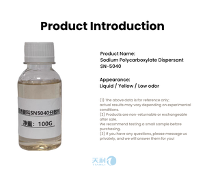 Dispersant de polycarboxylate de sodium haute performance pour peinture textile et de construction - Product Image 4