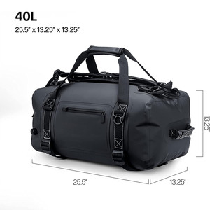 Mini bolsa de viaje impermeable con logotipo personalizado para hombre, lona laminada de tpu, al aire libre para gimnasio, camping y senderismo - Product Image 5
