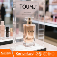 Boîte en acrylique de taille personnalisée en gros pour l'affichage de parfum Boîte en acrylique transparente avec couvercle