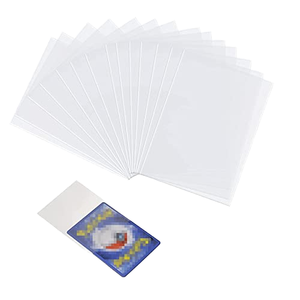 QY Penny Sleeves  Pochettes de cartes à collectionner en plastique Protecteurs de cartes personnalisables ultra-transparents - Product Image 1