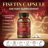 Capsule de thé noir Healthife OEM avec quercétine, fisetine, apigénine et théaflavines biodisponibles pour un soutien à l'âge sain et la promotion de la santé