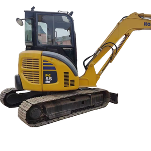 Excavadora usada de 5 toneladas excavadora de segunda mano Komatsu PC55 excavadora usada Komatsu PC55 PC55MR en Stock - Product Image 1