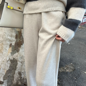 Pantalons décontractés à jambes larges pour femmes, élégants et chics - Product Image 2