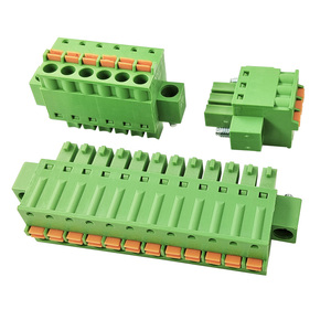 3,81 mm Rastermaß Komplettes Stecker- und Buchsen-Steckverbinder-Set mit Flansch, Werkzeuglose Pressverbindung - Product Image 4