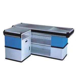 Factory direct price fashion design cash counter for garment equip checkout double sided sale