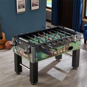 Futbolin de football de table d'intérieur bon marché prêt à expédier 55 "taille réglementaire bois d'ingénierie Kicker Table de baby-foot professionnelle - Product Image 5