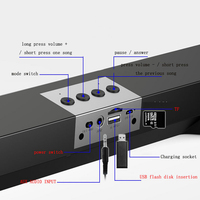 Popular Barra de Sonido Estéreo E91 Sound Blaster Altavoz Multimedia para Computadora con Audio Bluetooth Inalámbrico