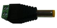 Adaptateur d'alimentation coaxial DC BNC pour caméra CCTV, neuf, avec connecteur mâle-femelle