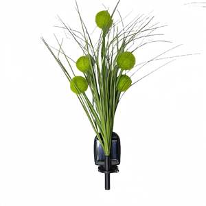 Lumière solaire de cour LED boule de <span class=keywords><strong>laine</strong></span> artificielle fleur lumière extérieure étanche Villa jardin décoration pelouse lumière - Product Image 5