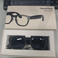Gafas Inteligentes YI con Cámara Antivibración de Alta Resolución 1080P, Traducción por IA, Reconocimiento de Objetos, Música y Llamadas, Control Táctil, WiFi