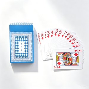 Cartes à jouer personnalisées de haute qualité en gros, jeu de cartes de poker imprimé avec logo personnalisé, cartes à jouer personnalisées avec boîte - Product Image 2