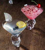 Coupe en verre transparente triangulaire pour mariage, champagne, vin, dessert, jus, lait, café, bar